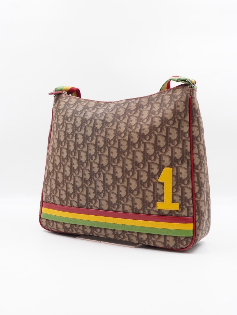 CG41 💗 Christian Dior Monogram Rasta Messenger Beige - Picture 5 of 13